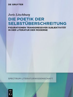 cover image of Die Poetik der Selbstüberschreitung